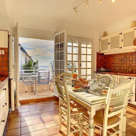 Nestor&jeeves - Terrace - - Very Close Sea - Floor Apartament Nicea