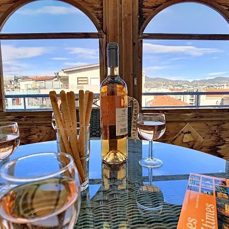 Nestor&jeeves - Terrace - - Very Close Sea - Floor Apartament Nicea