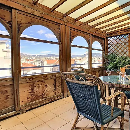 Nestor&jeeves - Terrace - - Very Close Sea - Floor Apartament Nicea